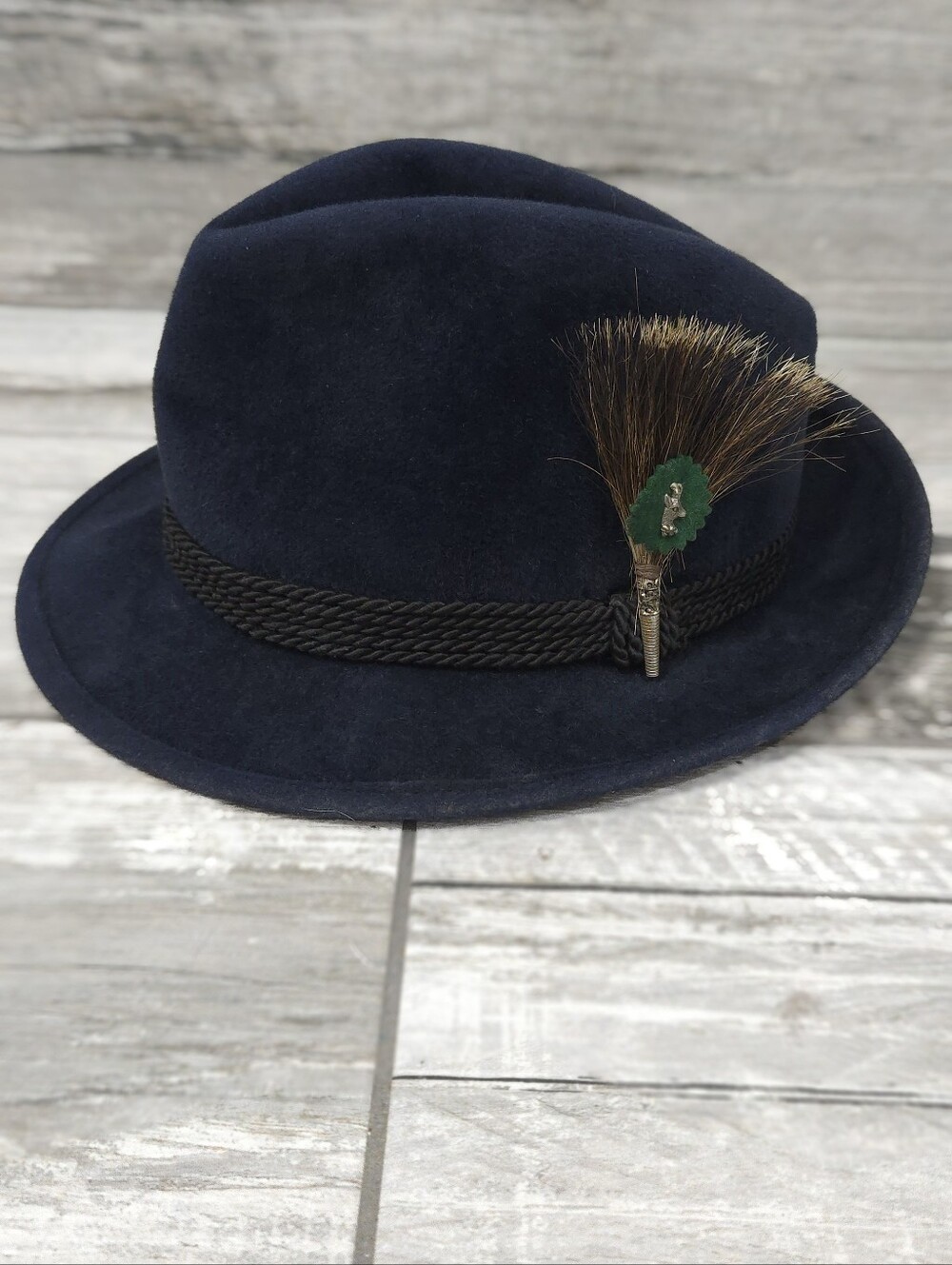 Vintage Handcrafted ORIGINAL ISCHLER HUT T-Alpine/Tyrolean Style Trachten Hat - Picture 8 of 16